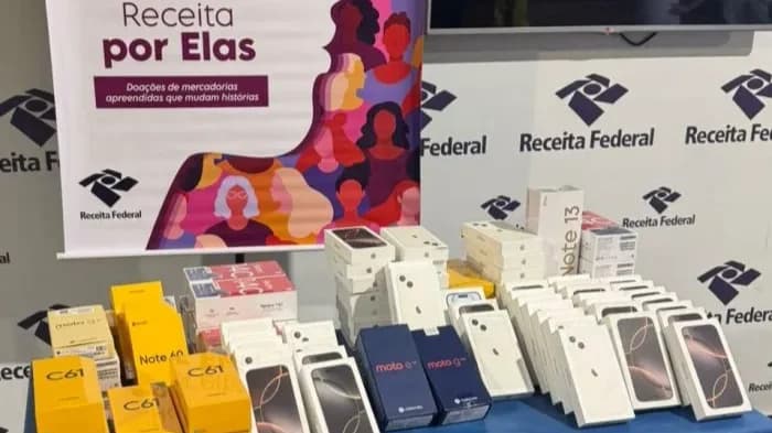 Receita doa Iphones para programa de combate à violência contra as mulheres